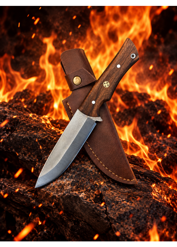 Kılıflı Bushcraft Model Bıçak